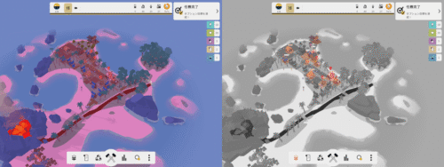 5章レベル6完了時の配置例