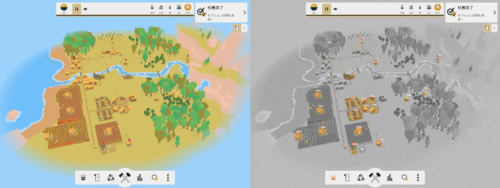 6章レベル1完了時の配置例