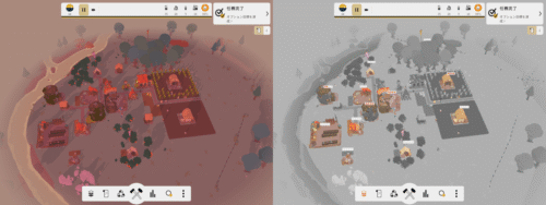 8章レベル1完了時の配置例